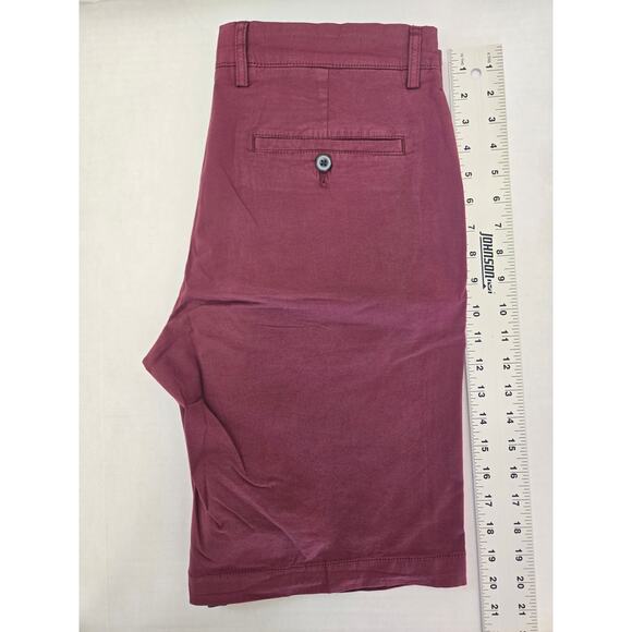 Goodthreads Men Maroon Shorts Size 32 Stylish Pre-Owned Excellent Condition - Picture 5 of 7